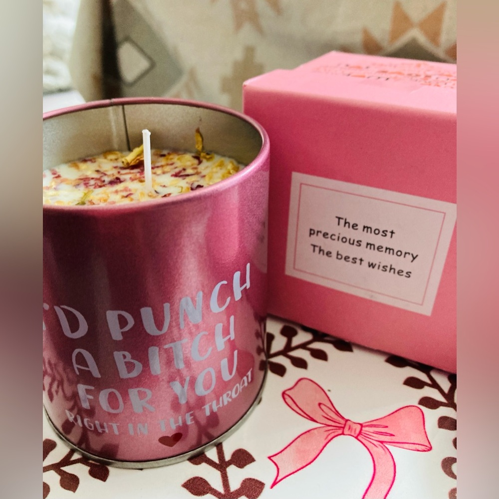 Candle and Statement boxed floral rose smell